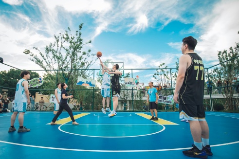 MYBALL迈博电缆助力新街街路村BA三人篮球赛，燃爆夏季，战无终点！